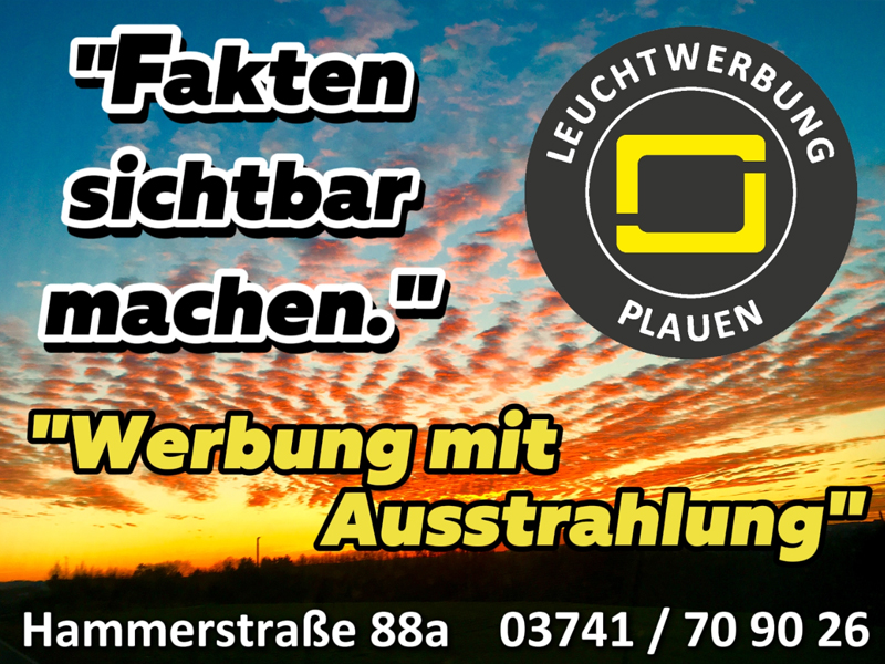LED Leinwand Plauen mieten, Werbung schalten (2)